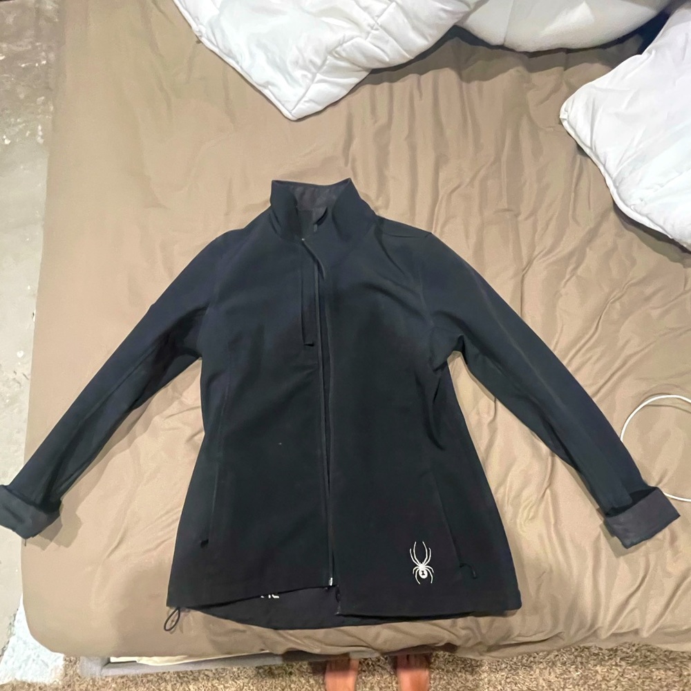 Black Spyder Jacket Size 14